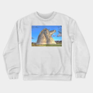 the Kelpies , Helix Park , Falkirk , Scotland Crewneck Sweatshirt